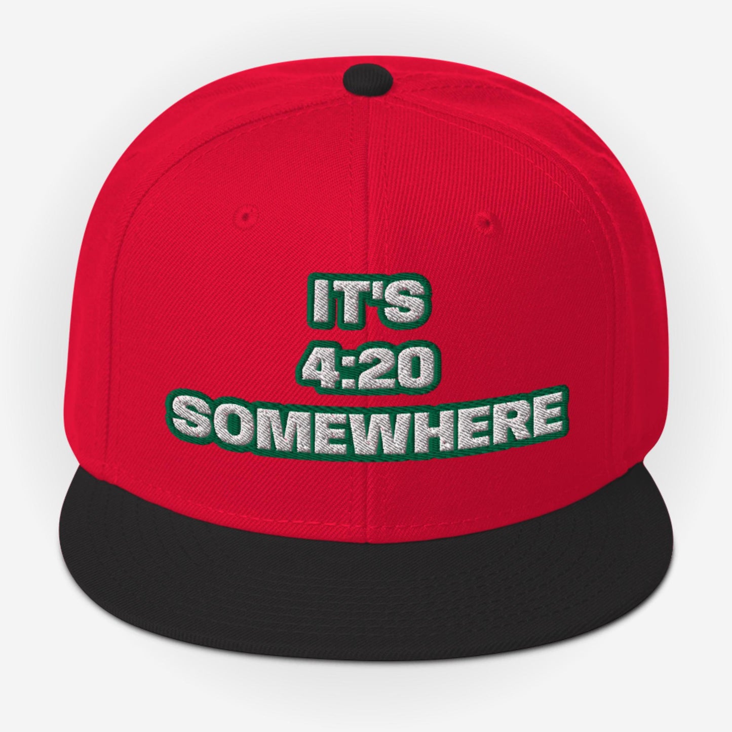 IT'S 4:20 SOMEWHERE Snapback Hat