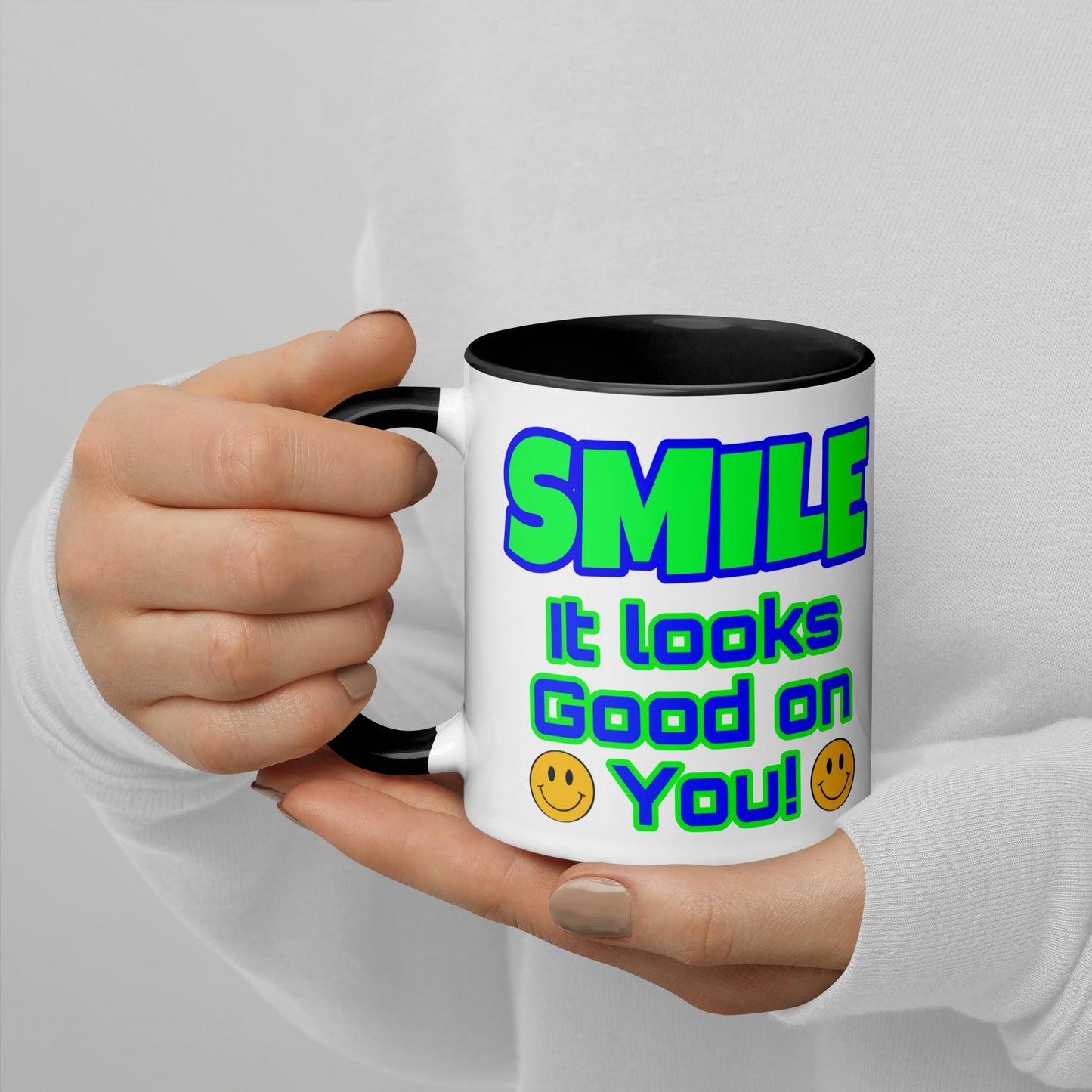 SMILE Mug with Color Inside
