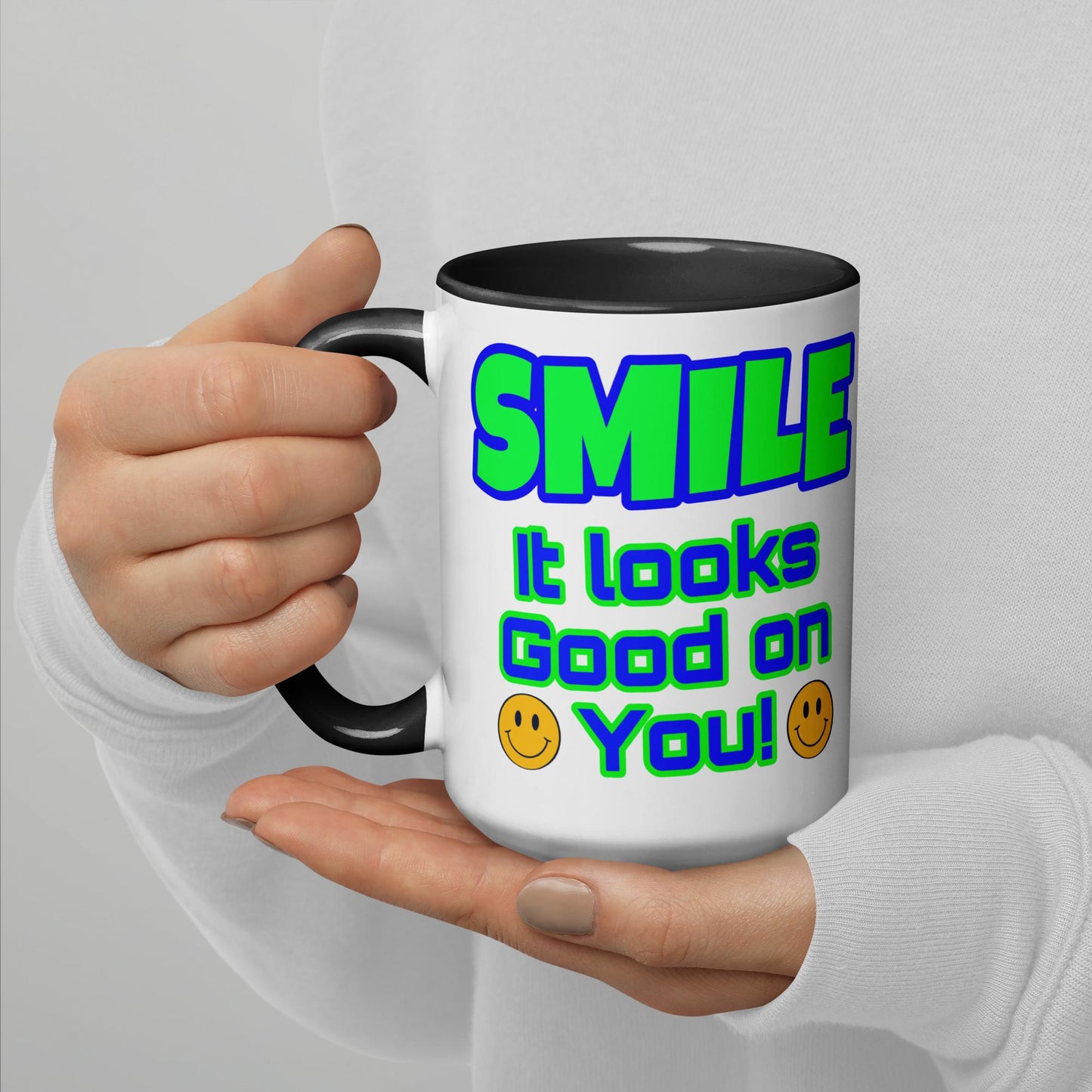 SMILE Mug with Color Inside