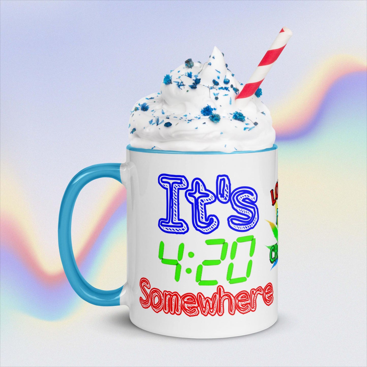 It's 420 Somewhere Mug with Color Inside