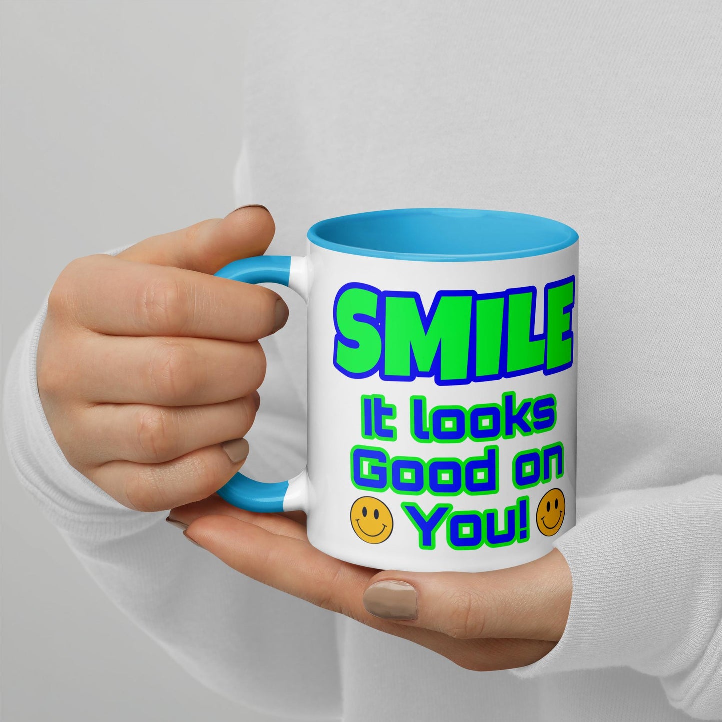 SMILE Mug with Color Inside