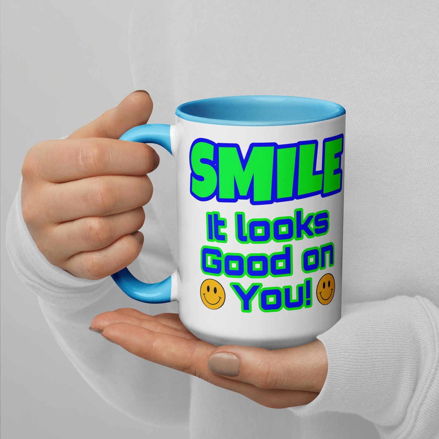 SMILE Mug with Color Inside