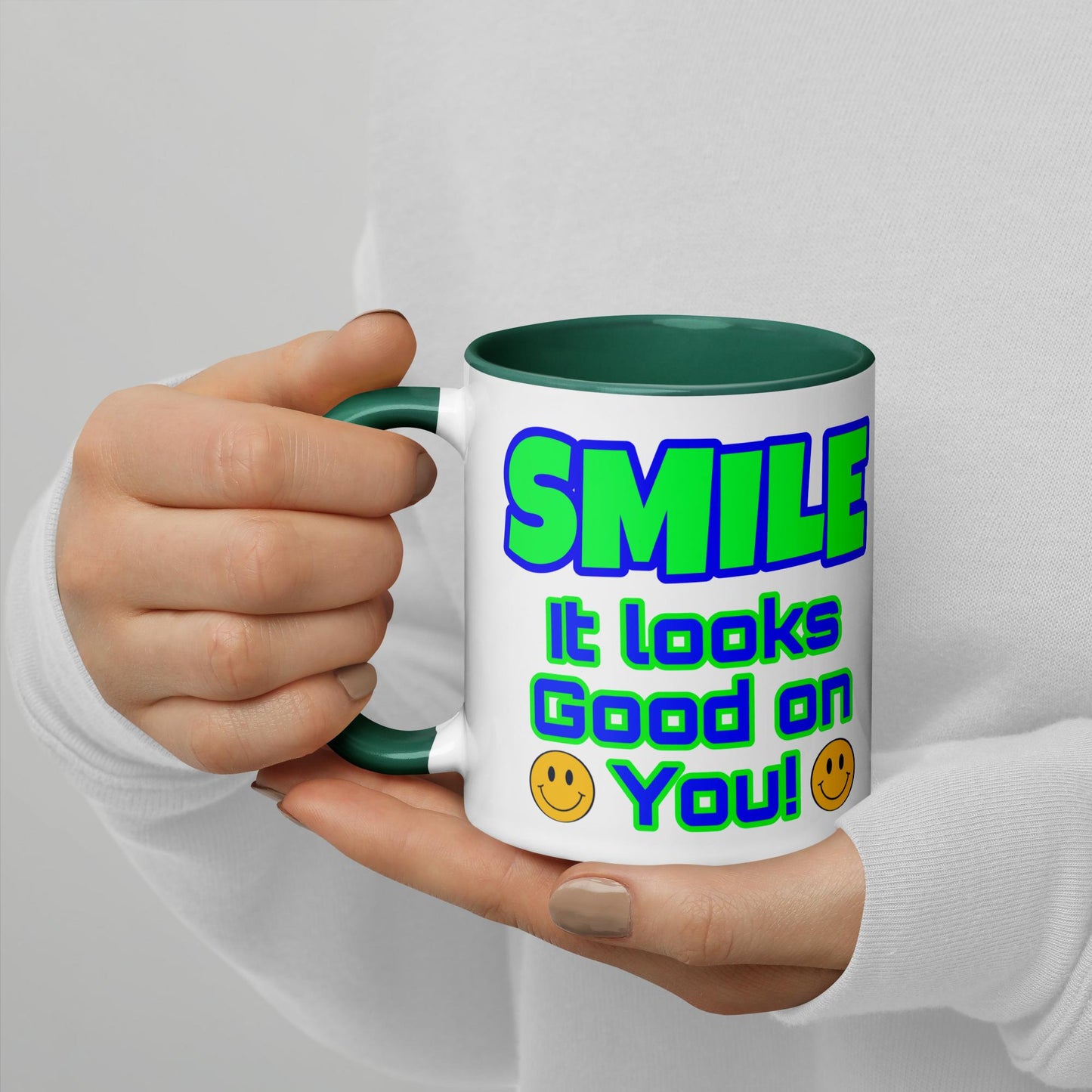 SMILE Mug with Color Inside