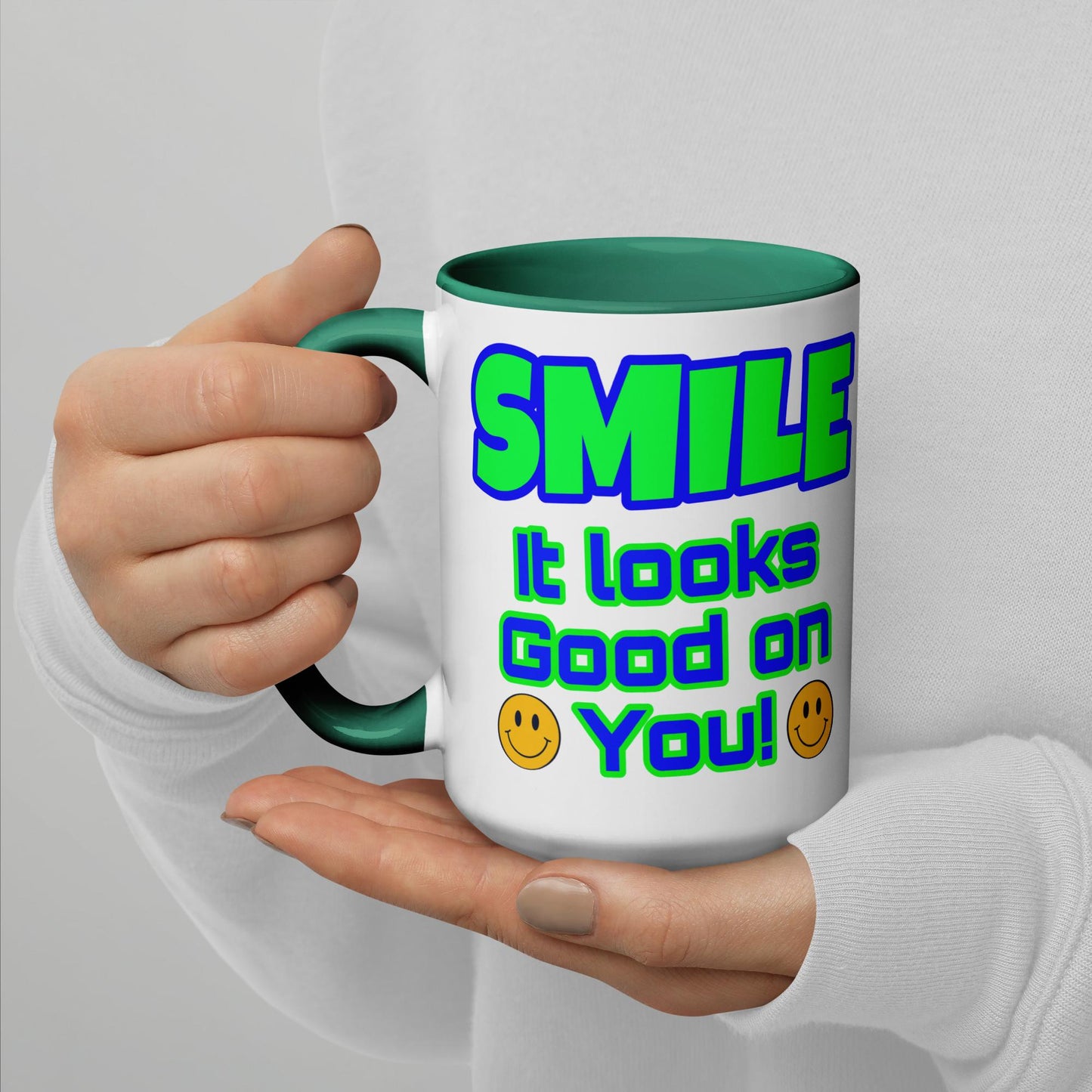 SMILE Mug with Color Inside