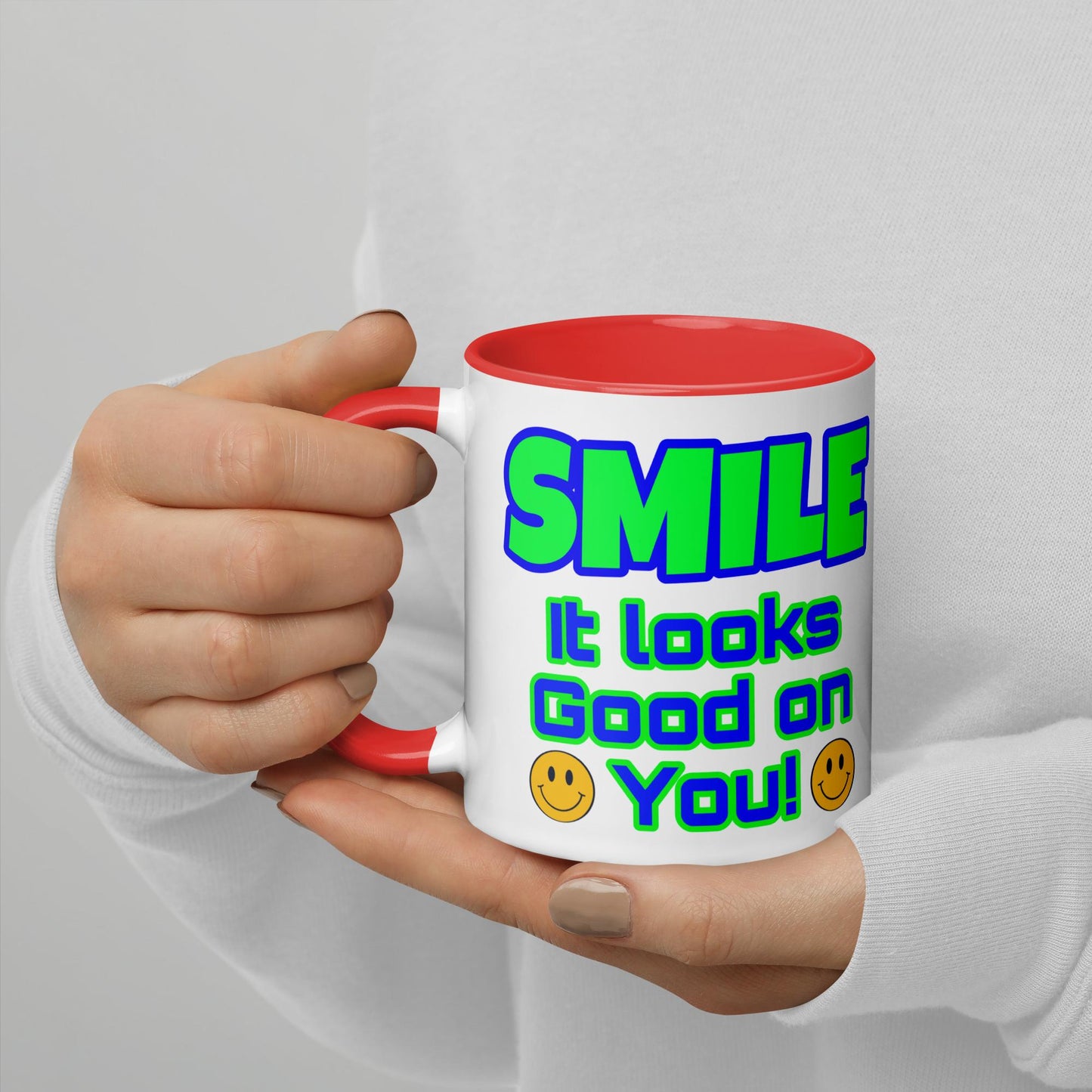 SMILE Mug with Color Inside