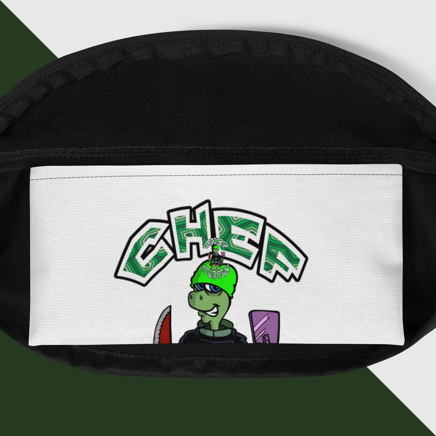 Chef Turtle Logo Fanny Pack