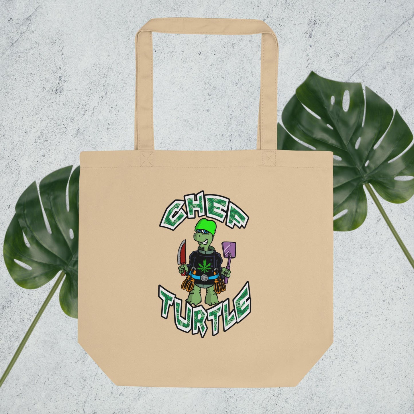 Chef Turtle Logo Eco Tote Bag