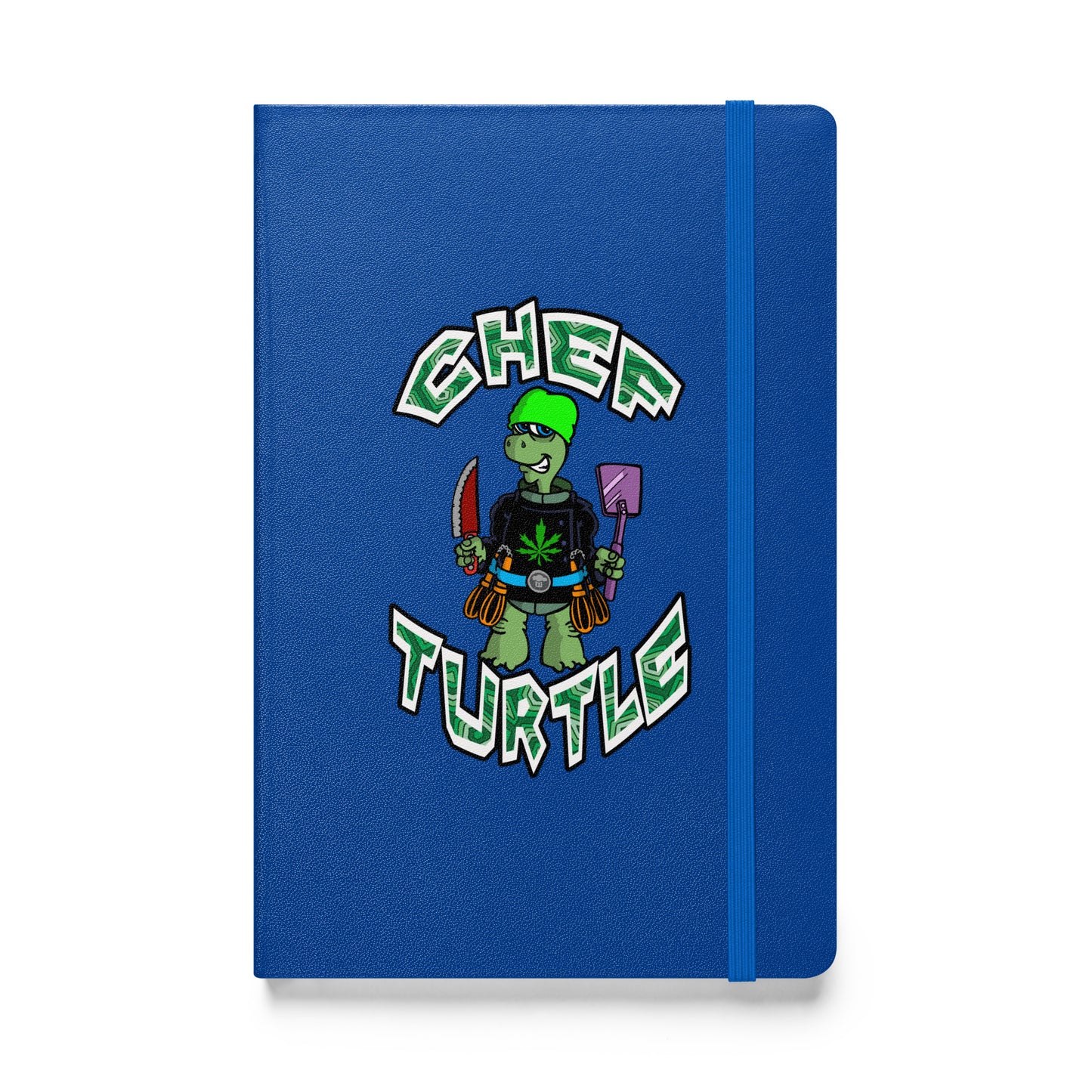 Chef Turtle Logo Hardcover bound notebook