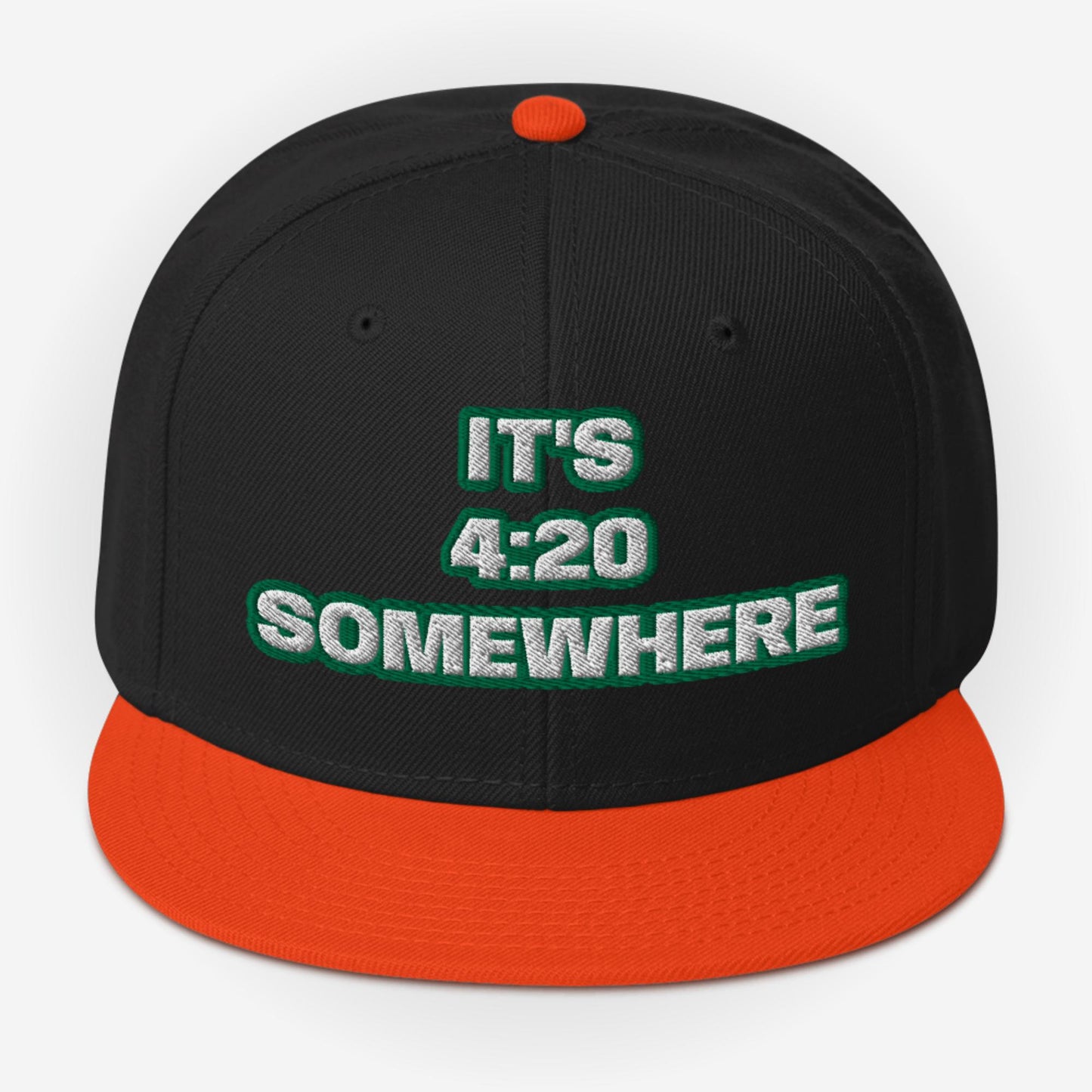 IT'S 4:20 SOMEWHERE Snapback Hat