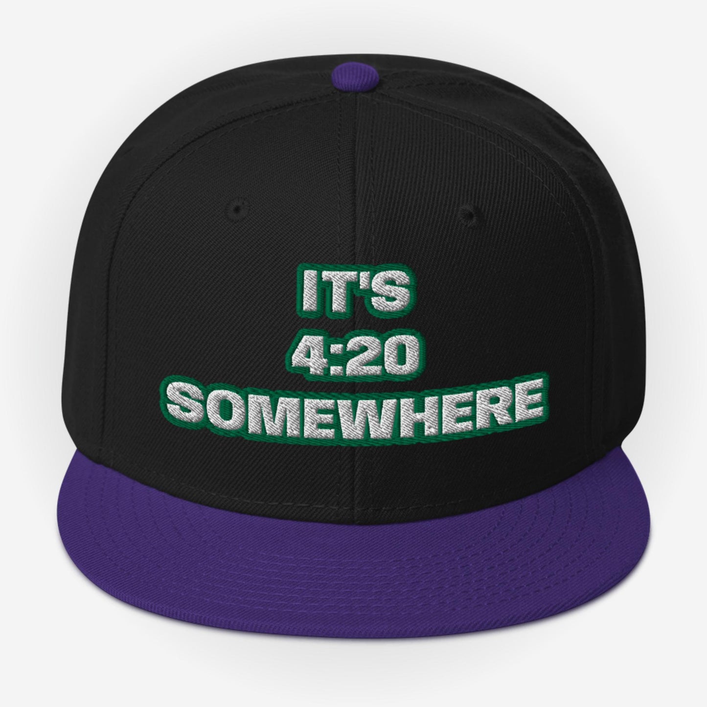 IT'S 4:20 SOMEWHERE Snapback Hat