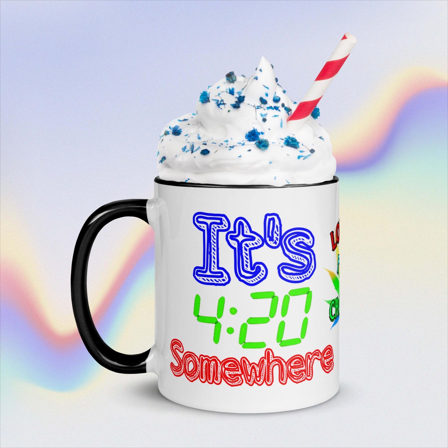 It's 420 Somewhere Mug with Color Inside