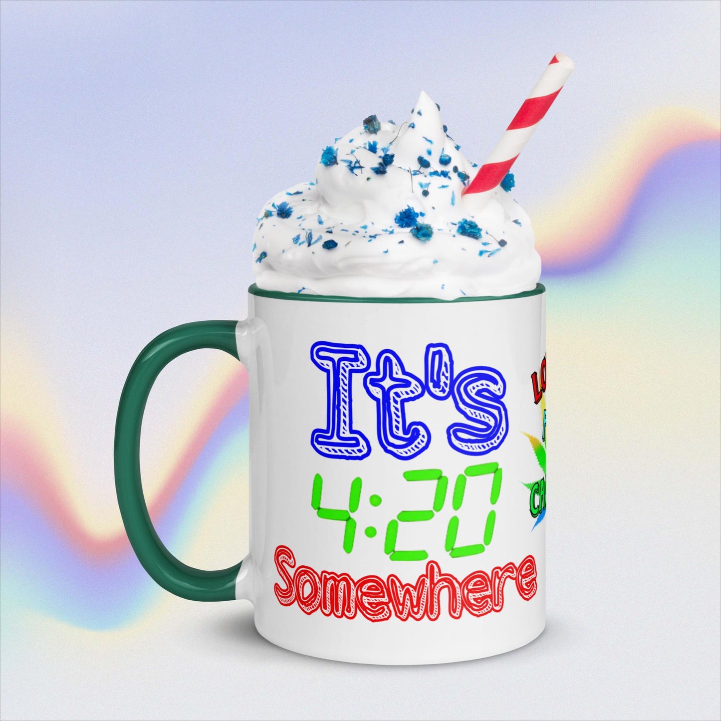 It's 420 Somewhere Mug with Color Inside