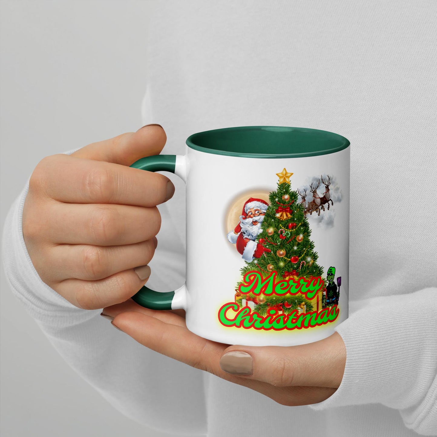 Christmas Mug with Color Inside