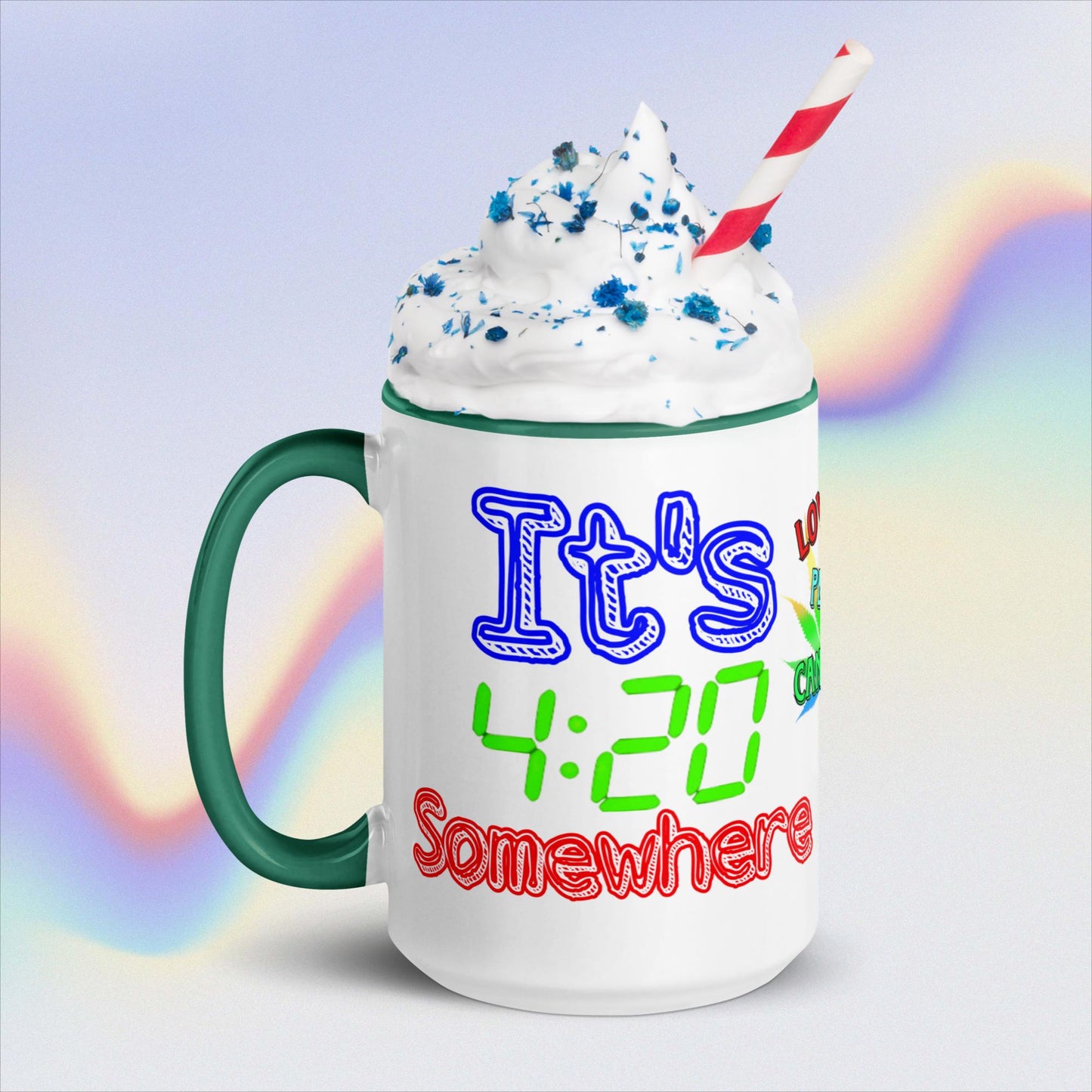 It's 420 Somewhere Mug with Color Inside