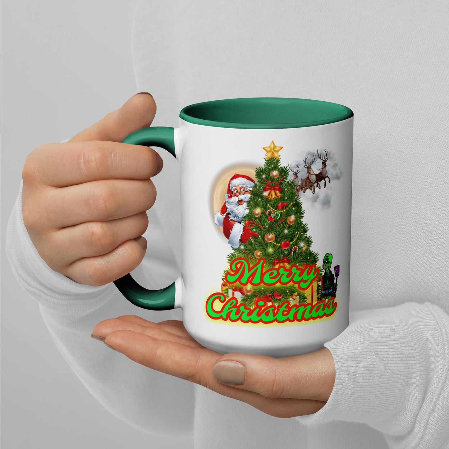 Christmas Mug with Color Inside