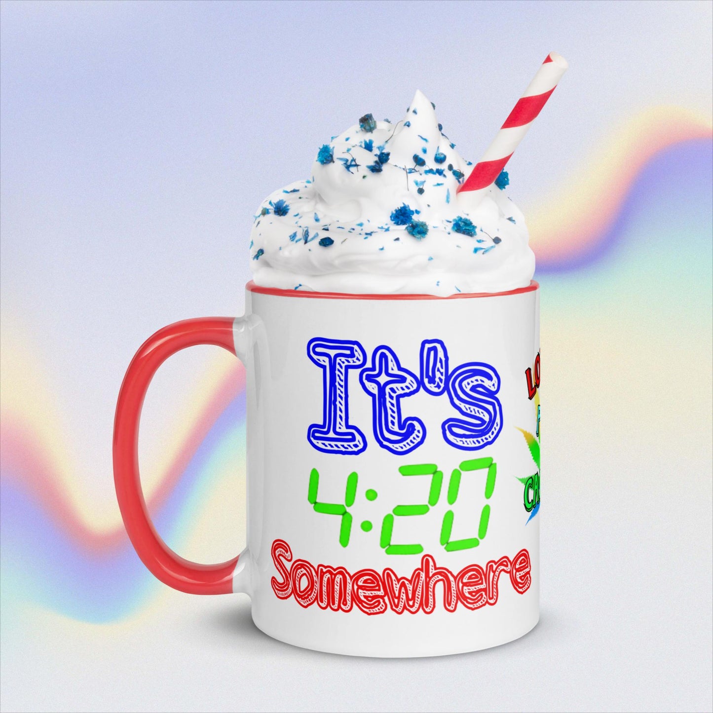 It's 420 Somewhere Mug with Color Inside