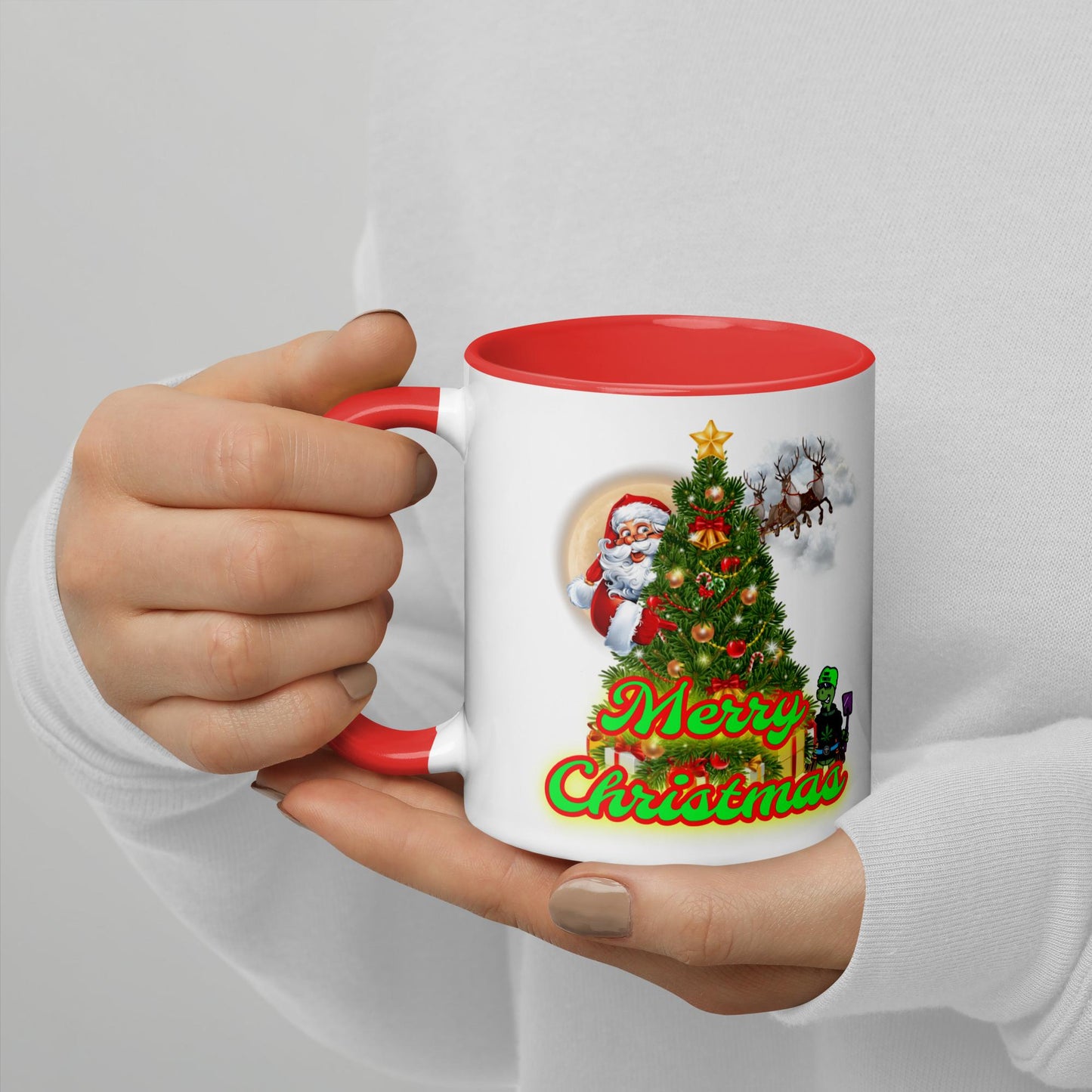 Christmas Mug with Color Inside