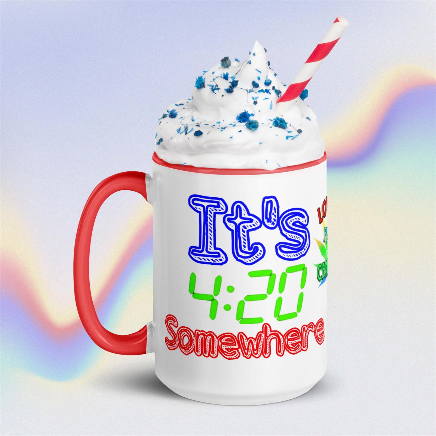 It's 420 Somewhere Mug with Color Inside