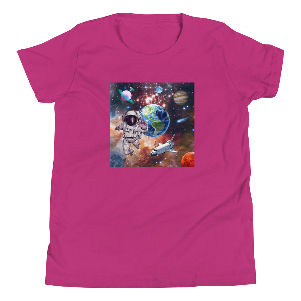 Space Picture Youth Short Sleeve T-Shirt