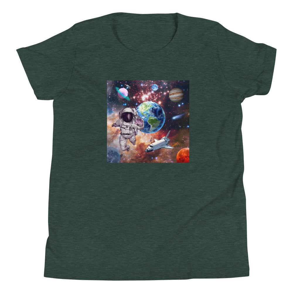 Space Picture Youth Short Sleeve T-Shirt